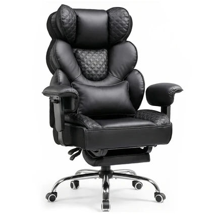 Fauteuil de Bureau Ergonomique Grande Taille, 180kg