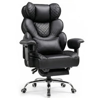 Fauteuil de Bureau Ergonomique Grande Taille, 180kg