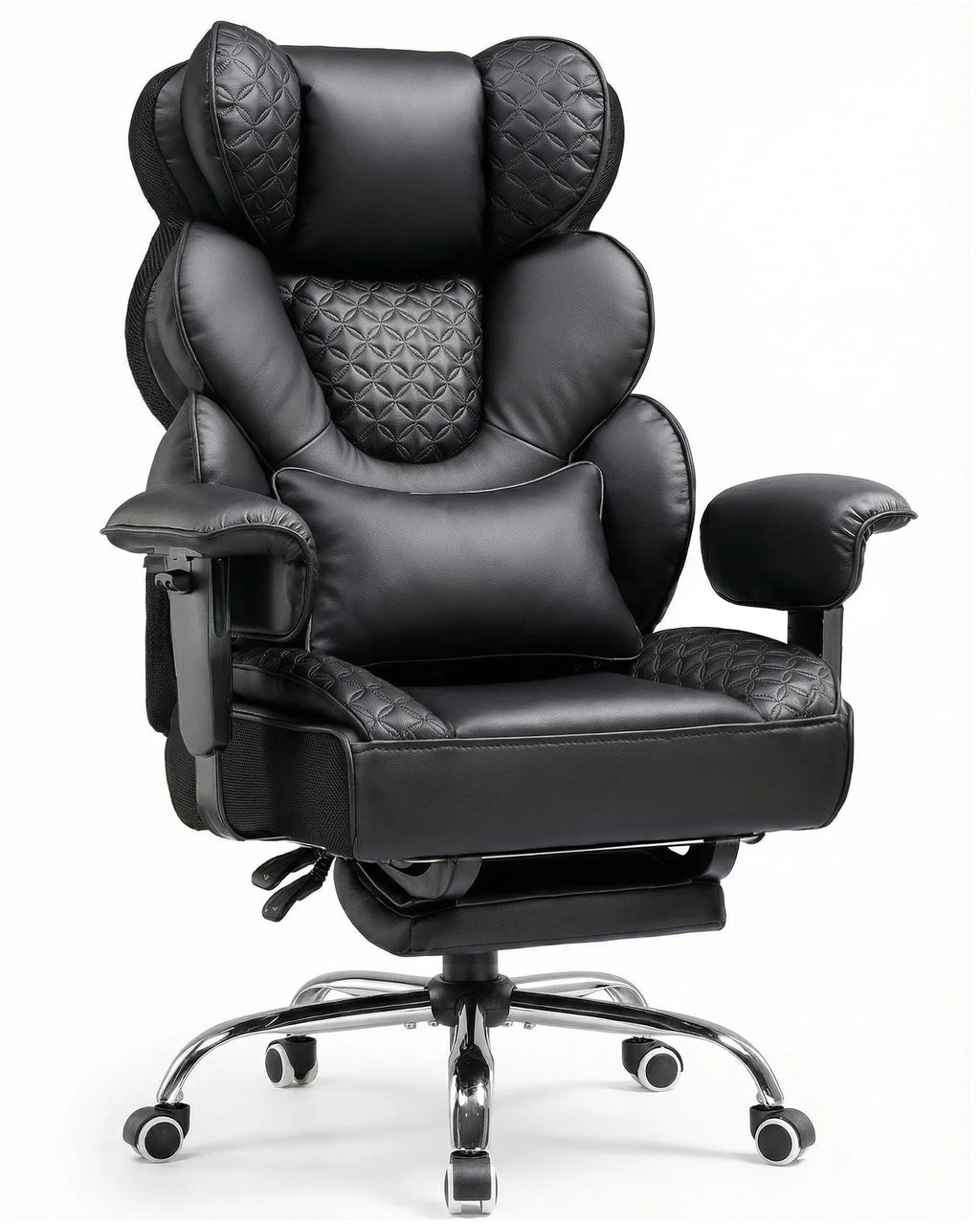 Fauteuil de Bureau Ergonomique Grande Taille, 180kg