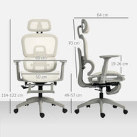 Ergo Chaise de Bureau Ergonomique en Maille